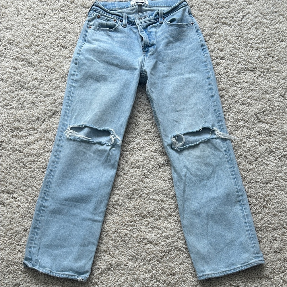 Abercrombie & Fitch Light Blue Jeans